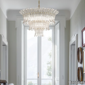 PALMETTE - Venetian crystal pendant lamp _ Barovier&Toso