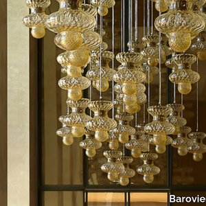 SPINN - Venetian crystal pendant lamp _ Barovier&Toso