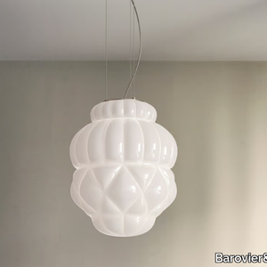 VALLONNÉ OPALE - Venetian crystal pendant lamp _ Barovier&Toso