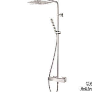TABULA CRITA409 - Wall-mounted shower panel with hand shower _ CRISTINA Rubinetterie