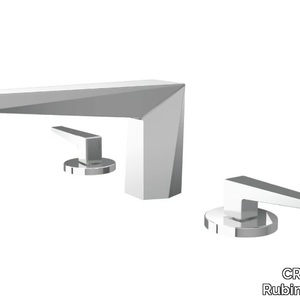FRACTAL CRIFT205 - 3 hole countertop washbasin mixer _ CRISTINA Rubinetterie