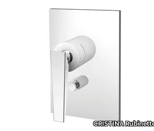 FRACTAL CRIFT689 - 2 hole wall-mounted shower mixer with diverter _ CRISTINA Rubinetterie