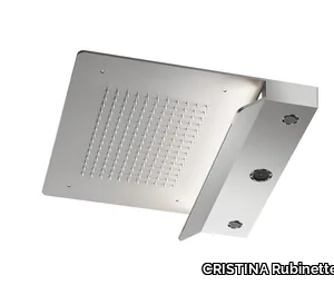 CRIPD331 - LED ceiling mounted stainless steel overhead shower _ CRISTINA Rubinetterie