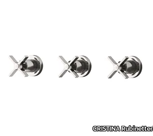 CROSS ROAD CRICR115 - Wall-mounted bathtub mixer with diverter _ CRISTINA Rubinetterie