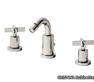 CROSS ROAD CRICR330 - 3 hole countertop bidet mixer _ CRISTINA Rubinetterie