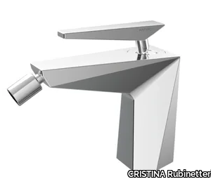 FRACTAL CRIFT320 - Countertop single handle bidet mixer _ CRISTINA Rubinetterie