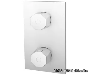 FRACTAL CRIFT751/CRIFT752/CRIFT753 - 2 hole Recessed wall-mounted shower mixer _ CRISTINA Rubinetterie