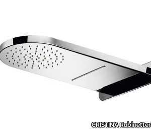 CRIPD383 - Wall-mounted waterfall shower with anti-lime system _ CRISTINA Rubinetterie