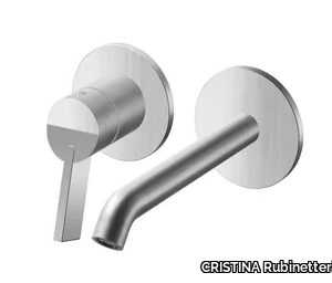 PIEGA CRIPA257 - 2 hole wall-mounted washbasin mixer _ CRISTINA Rubinetterie