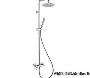 PROFILO CRIPF409 - Wall-mounted shower panel with hand shower _ CRISTINA Rubinetterie