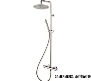 PROFILO CRIPF486 - Wall-mounted shower panel with hand shower _ CRISTINA Rubinetterie