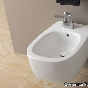 BONOLA - Wall-hung ceramic bidet _ Ceramica Flaminia