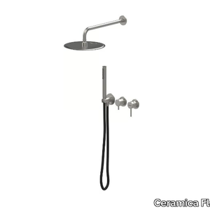 SET STIL - Wall-mounted stainless steel rain shower _ Ceramica Flaminia