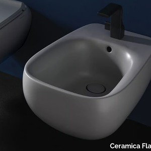 FLUO - Wall-hung ceramic bidet _ Ceramica Flaminia