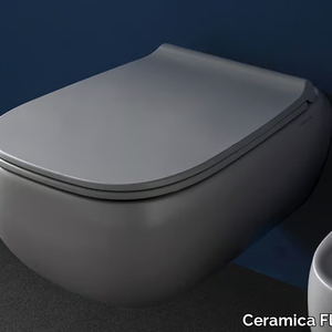 FLUO - Wall-hung ceramic toilet _ Ceramica Flaminia