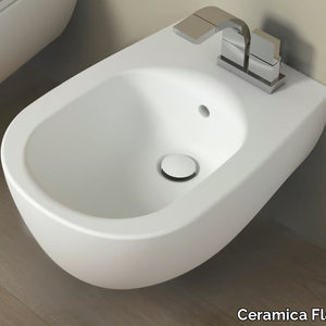 IO 2.0 - Wall-hung bidet with overflow _ Ceramica Flaminia
