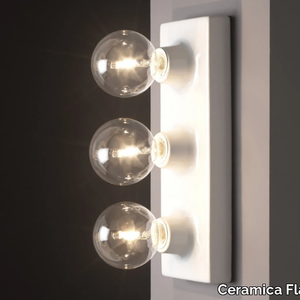 MAKE-UP - Ceramic wall lamp for bathroom _ Ceramica Flaminia