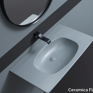 NUDAFLAT 90 - Wall-mounted ceramic washbasin _ Ceramica Flaminia