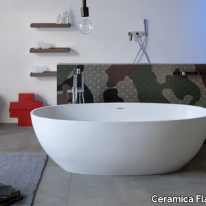APP - Freestanding oval Pietraluce® bathtub _ Ceramica Flaminia