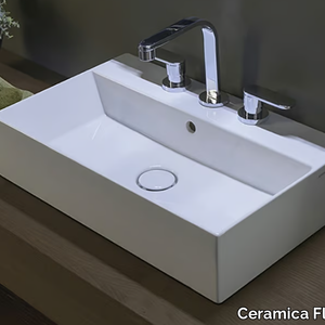 APPLIGHT 60 - Countertop rectangular ceramic washbasin _ Ceramica Flaminia
