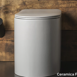 ASTRA - Rimless Floor mounted ceramic toilet _ Ceramica Flaminia