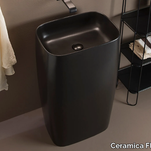 MONOFLAG - Freestanding ceramic washbasin _ Ceramica Flaminia