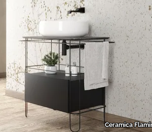 FILO 75 - Floor-standing vanity unit with drawers _ Ceramica Flaminia