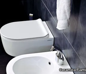 MINI LINK GOCLEAN - Wall-hung ceramic toilet _ Ceramica Flaminia