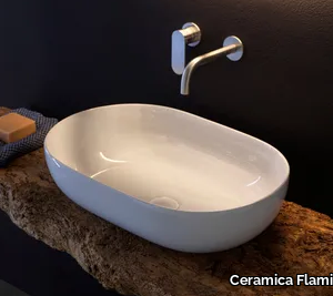 APP - Countertop oval ceramic washbasin _ Ceramica Flaminia