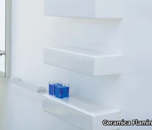 BRICK - Ceramic wall shelf _ Ceramica Flaminia