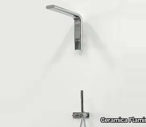 NOKE' - Shower mixer with hand shower with overhead shower _ Ceramica Flaminia