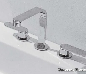 ONE - 3 hole countertop washbasin tap _ Ceramica Flaminia