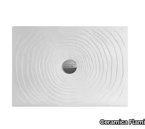 WATER DROP 70 X 100 - Rectangular ceramic shower tray _ Ceramica Flaminia