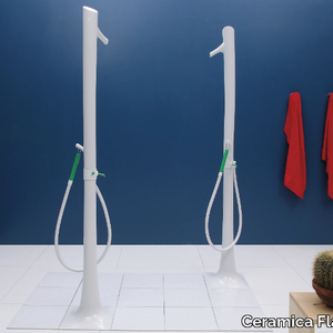 ALBERO - Floor standing shower panel with hand shower _ Ceramica Flaminia