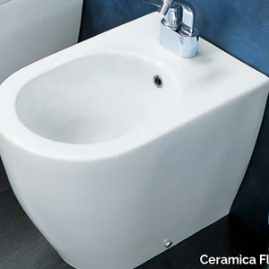 LINK - Floor mounted ceramic bidet with overflow _ Ceramica Flaminia