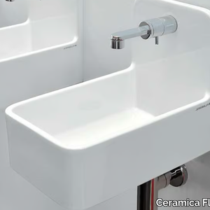 MINIWASH - Wall-mounted ceramic handrinse basin _ Ceramica Flaminia