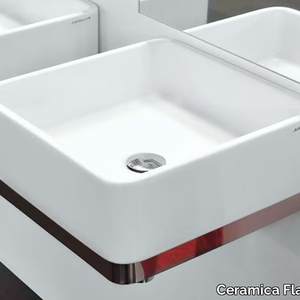 MINIWASH - Wall-mounted ceramic washbasin _ Ceramica Flaminia