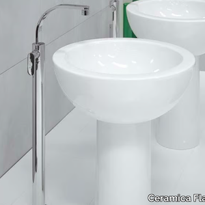 ONE - Single handle floor standing washbasin mixer _ Ceramica Flaminia