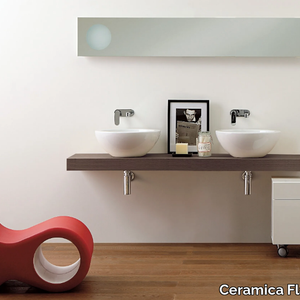 FORTY6 - Design Pietraluce® washbasin countertop _ Ceramica Flaminia