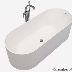 OVAL - Oval Pietraluce® bathtub _ Ceramica Flaminia