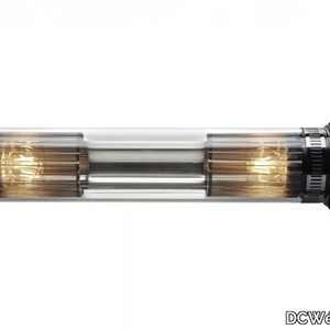 IN THE TUBE 100-500 - Borosilicate glass pendant lamp / wall lamp _ DCWéditions