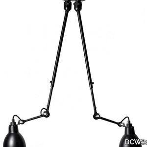 N°302 DOUBLE - Adjustable steel ceiling lamp _ DCWéditions