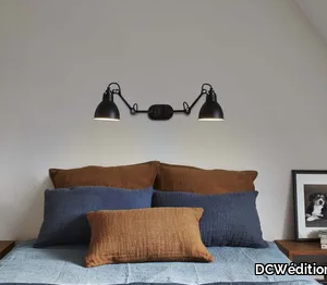 N°204 DOUBLE - Adjustable steel wall lamp _ DCWéditions