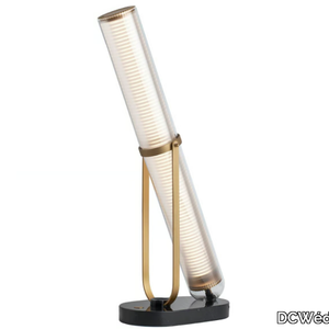 LA LAMPE FRECHIN - LED glass, aluminium and marble table lamp _ DCWéditions