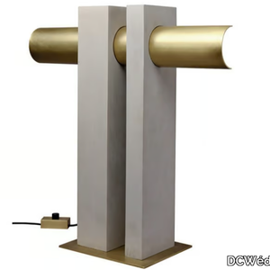 PI - LED steel and concrete table lamp _ DCWéditions