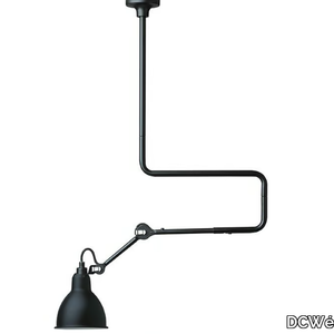 N° 312 - Adjustable steel ceiling lamp with swing arm _ DCWéditions