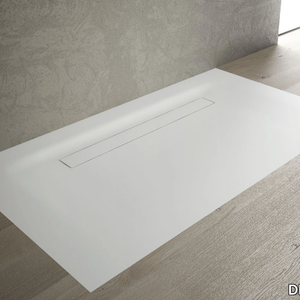 CITY - Flush fitting Corian® shower tray _ DISENIA