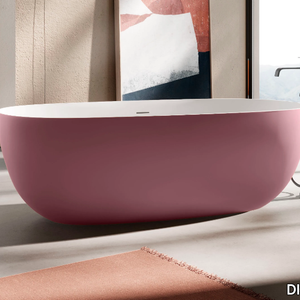 ELLISSE - Freestanding oval Aquatech® bathtub _ DISENIA