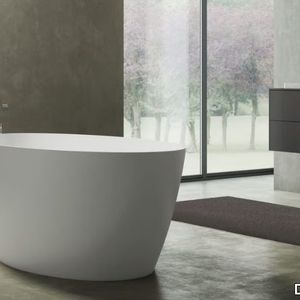 LAKE - Freestanding oval bathtub _ DISENIA
