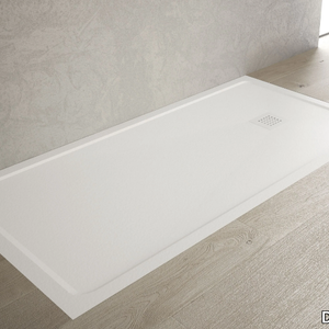 LUNA - Flush fitting rectangular Technogel® shower tray _ DISENIA